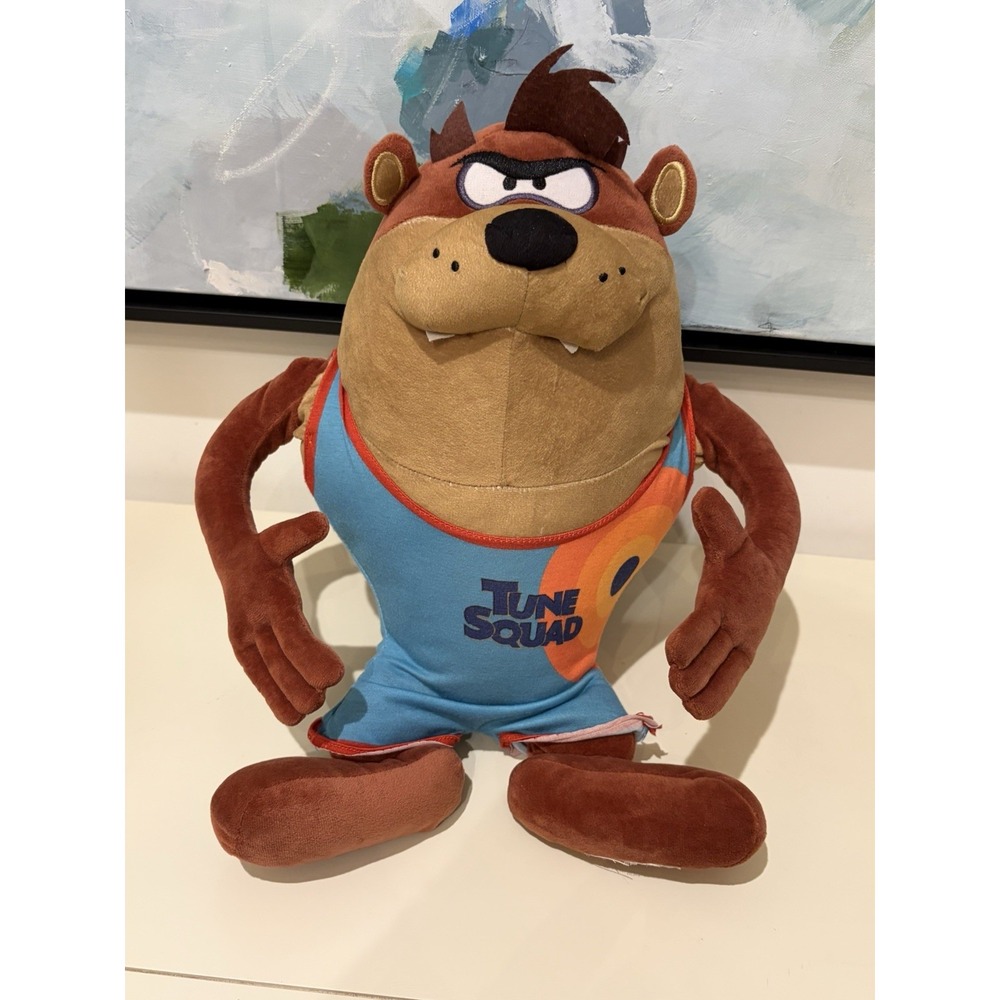 Space Jam A New Legacy Tune Squad Plush TAZ Tasmanian Devil Basketball 16"